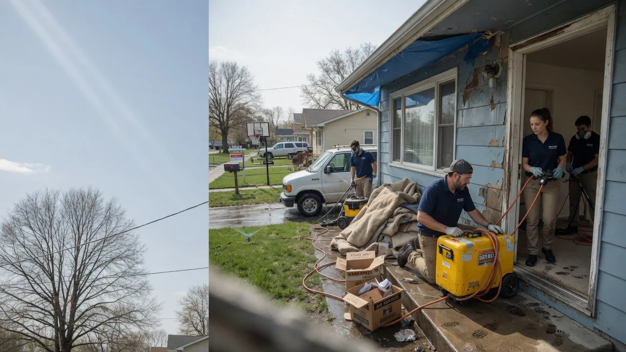 Basement Flood Cleanup in Omar, WV near me
